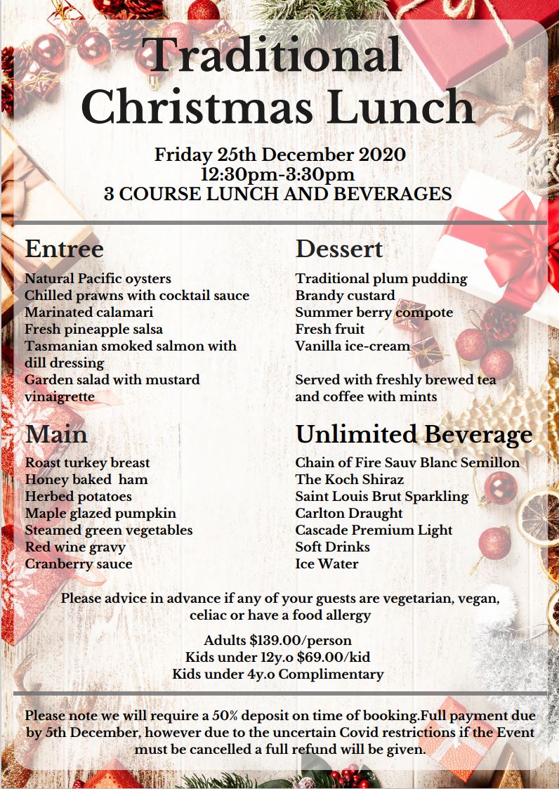 Christmas Lunch Buckingham